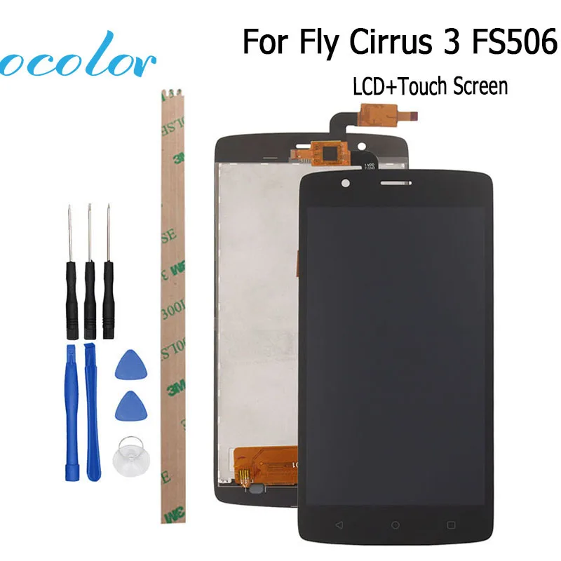 Ocolor 5 дюймов для Fly Cirrus 3 FS506 ЖК-дисплей Дисплей и Сенсорный экран хорошее Экран