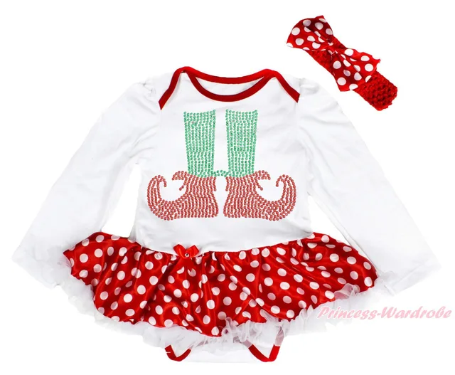 comprar nb bebe Aliexpress.com: Comprar Navidad Rhinestone Elf calcetines impresión ...