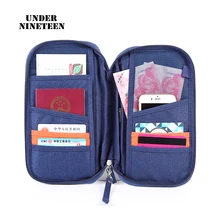 Под 19 Оксфорд Дорожные сумки Органайзер Многофункциональный паспорт карты хранение денег Сумки женские сумки на заказ