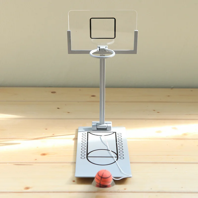 

Creative Mini Kids Stress Reliever Board Game Toy Desk Ball Finger Basketball Machine Foldable Palm Mini Shooting Basketball