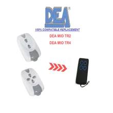 1 шт. для DEA Двери Гаража Пульт дистанционного управления заменить код прокатки фиксированный код 433,92 МГц