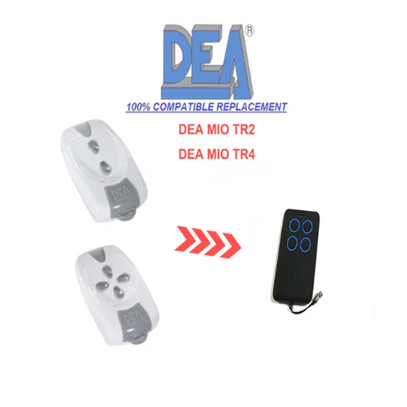 

1pcs FOR DEA Garage door remote control Replace Rolling code Fixed code 433.92Mhz