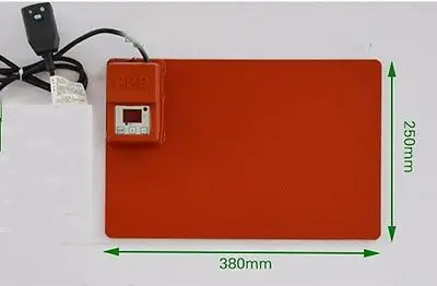 

250x380mm 350W 220V Silicon heater LCD Screen Separator with FPB Digital thermostat Electrical Wires