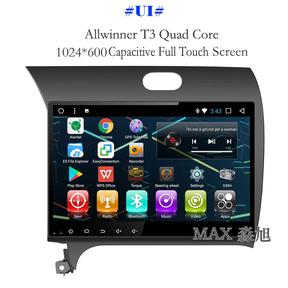 Perfect MAX Android 8.1.0 Car DVD Player for KIA CERATO K3 FORTE Left Driving Radio RDS Bluetooth 4G WiFi SWC GPS Navigation Free map 2