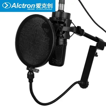 

Alctron MA201 microphone pop filter professional for studio recording dual nylon mesh design avoid spray