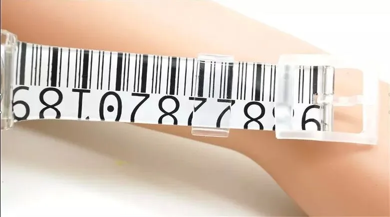 Новинка дети дамы модный бренд мини часы barcode Дизайн Водонепроницаемость Аналоговый смолы наручные часы 1150