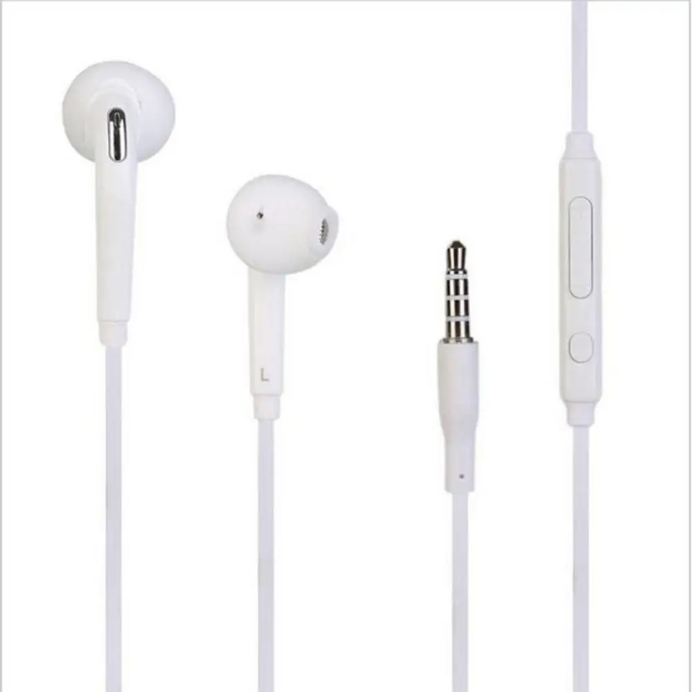 

3.5mm Jack Headset Earphone Mic&Remote Volume Control For Samsung Galaxy S7 S6 Edge S5 S4 Note 5 4 3 Handfree Headphone Earbuds
