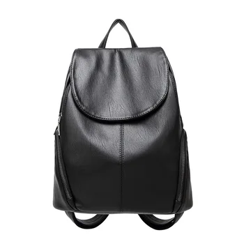 

CHALLEN Women Backpacks 2019 PU Leather Female Shoulder Bags Travel BackPack Leisure High Quality School Bags For Teenage Girls