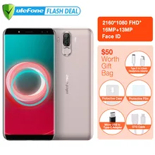 Ulefone Power 3S 6.0″ 18:9 FHD 4G Smartphone MTK6763 Octa Core Android 7.1 4GB+64GB 16MP 4 Camera 6350mAh Fingerprint Face ID