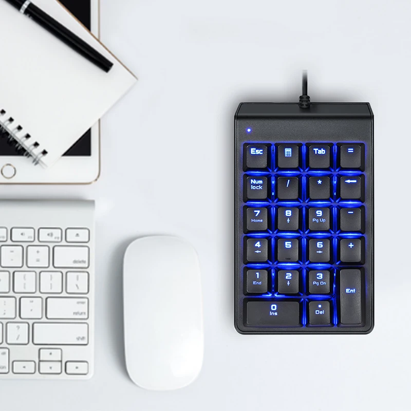 Motospeed OUTEMU красный переключатель Механическая цифровая клавиатура USB мини нумпад