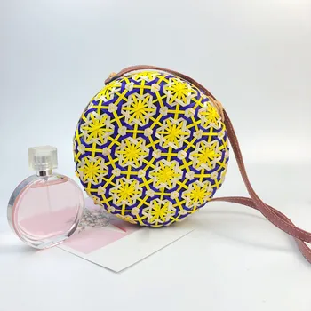 

Bags Women Multicolor Circle Handwoven Bali Round Retro Rattan Straw Beach Crossbody taschen women bolsa masculina sac femme