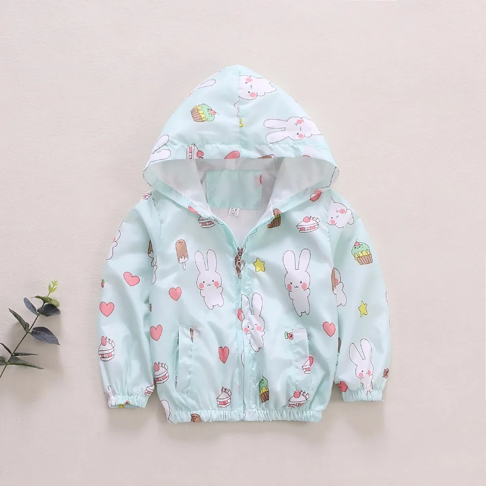BibiCola baby girls spring coat toddler outerwear newborn baby leisure