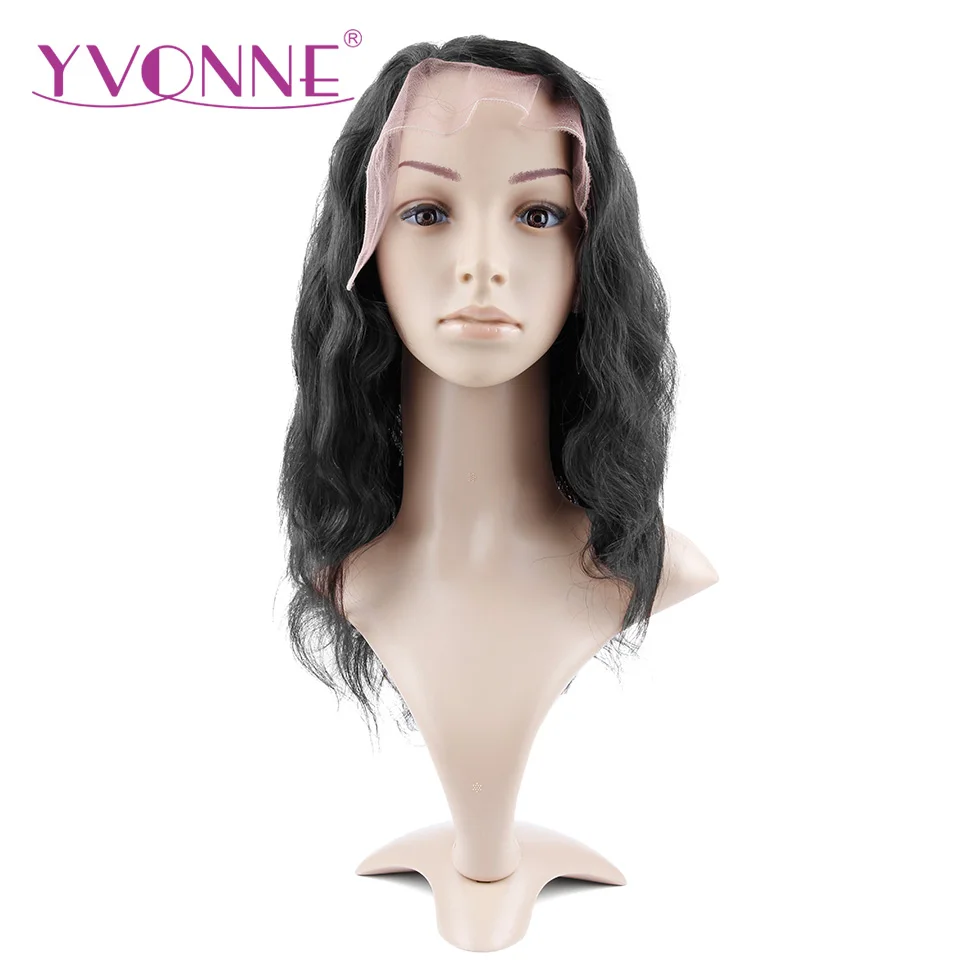 YVONNE Brazilian Virgin font b Hair b font Body Wave Lace Front font b Human b