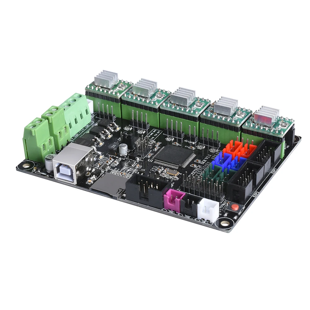 MKS GEN L//SKR Control Board for 3d Printer Parts PoPprint TMC2208 V2.1 New Upgraded / Silent/ Stepper Motor Driver Suit MKS GEN V1.4 Pack of 5pcs