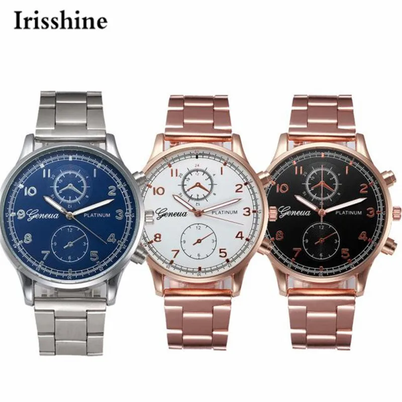 Irisshine i0898 унисекс часы любовь подарок пара бренд класса люкс Модные женские мужские хрустальные Аналоговые кварцевые наручные часы из нержавеющей стали