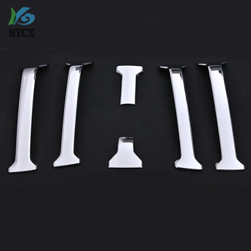 

For toyota land cruiser prado FJ150 accessories chrome racing grille cover for land cruiser Prado FJ 150 2014-2017 Prado 150