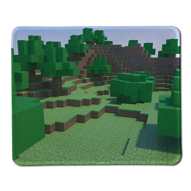 Hot High Quality Stitched Edge Rubber Mouse Pad for font b Minecraft b font Gaming Mousepad