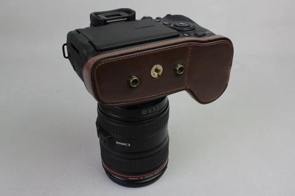 Роскошный чехол для видеокамеры из искусственной кожи для Canon 6D II 6D Mark II 6D2
