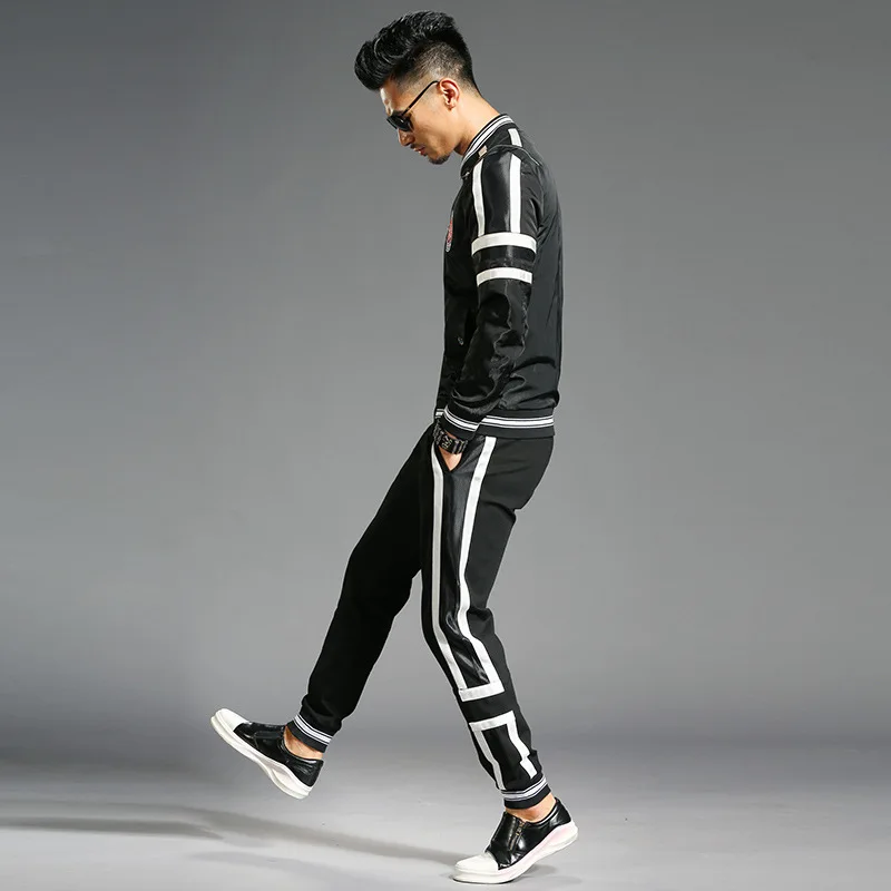 stripe tracksuit mens