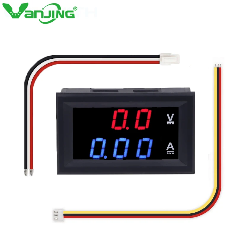 DC 100V 10A Voltmeter Ammeter Blue + Red LED Display Dual Digital Amp Volt Meter Gauge Motorcycle Car Battery Monitor DC 100V 10A Voltmeter Ammeter Blue + Red LED Display Dual Digital Amp Volt Meter Gauge Motorcycle Car Battery Monitor