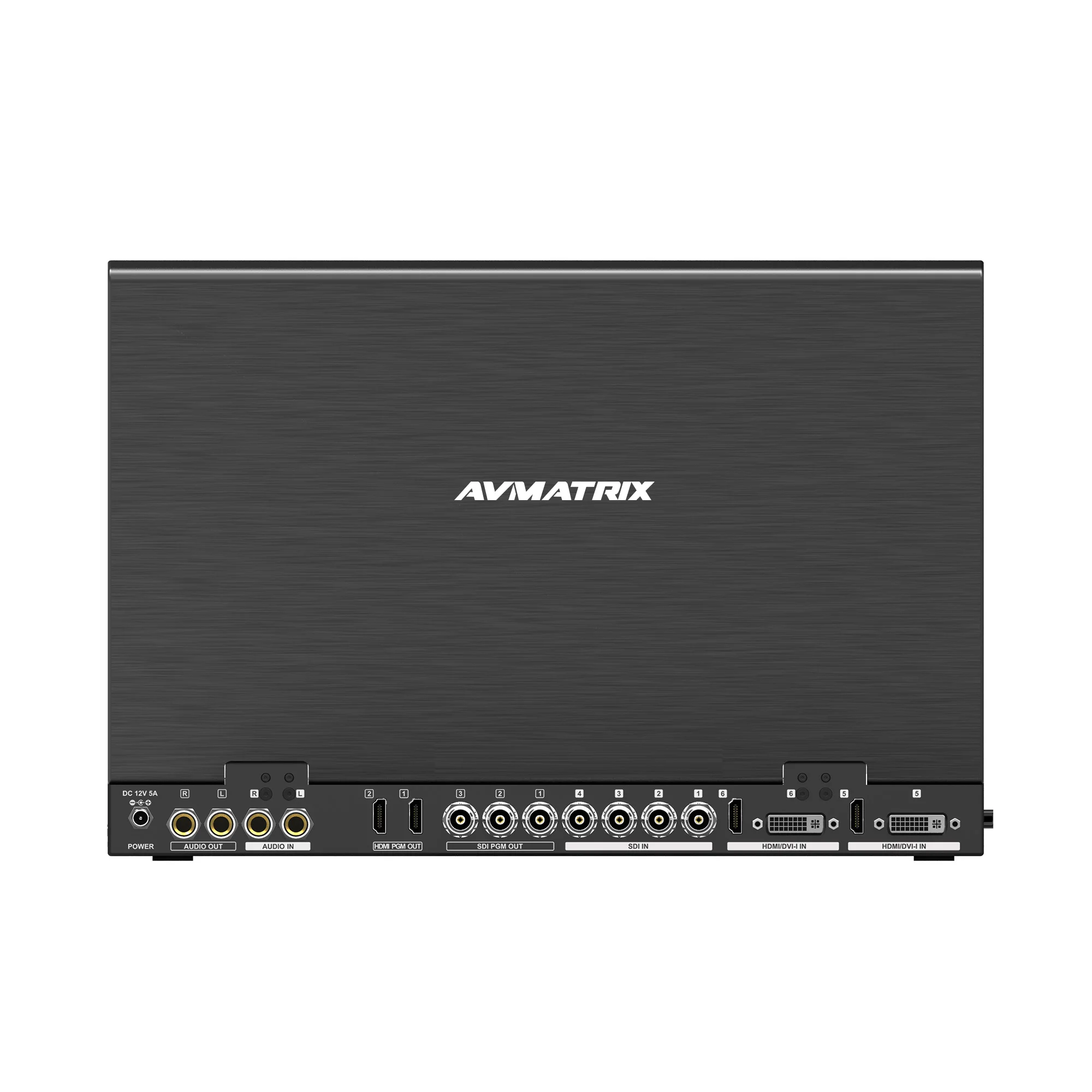 Черный Портативный 6 канала мульти-формат видео коммутатор SDI HDMI ...