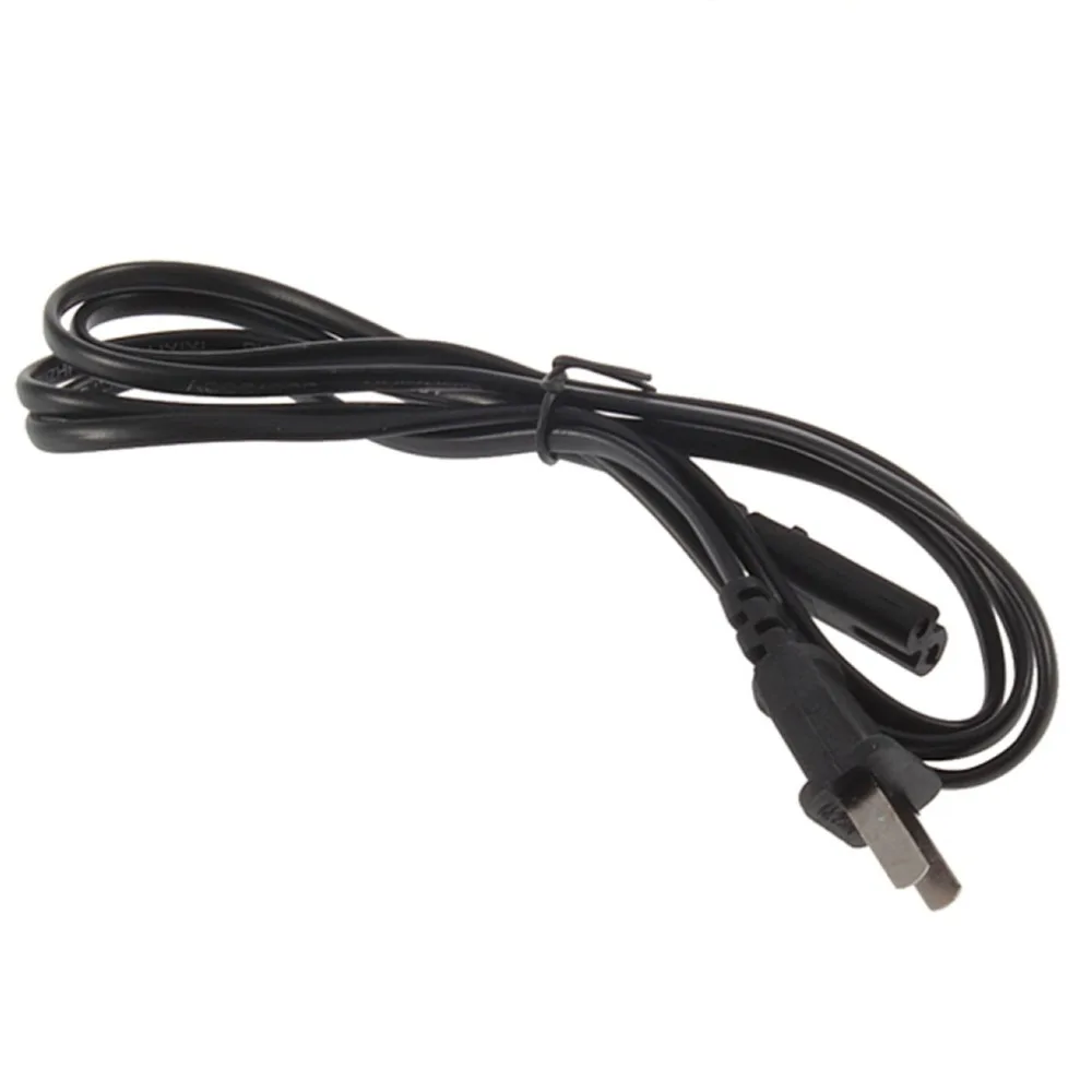 5FT US Plug 2 Prong Port Ac Power Adapter Cord Cable For VCR for PS2 for PS3 SLIMPower Cords