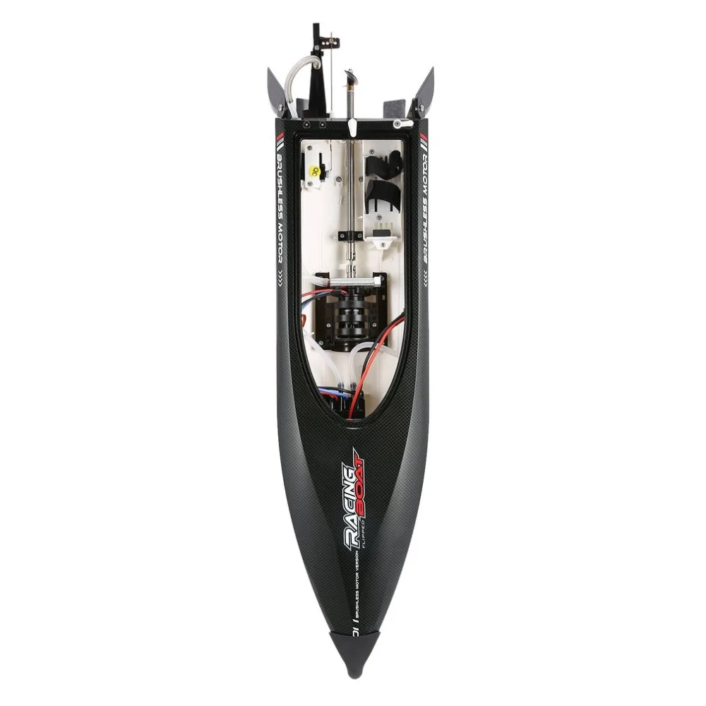 Feilun FT011 65 см 2,4 г 2CH RC 55 км/ч высокоскоростная гоночная лодка корабль скорость лодка с системой водяного охлаждения перевернутый бесщеточный мотор