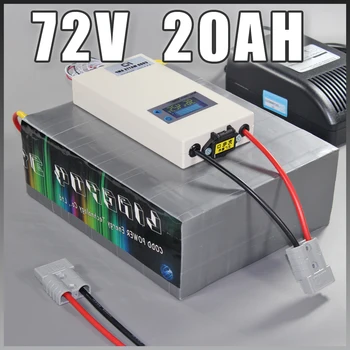 Gßnstige 72 V 20Ah LiFePO4 Batterie Pack, 1500 Watt Elektrische Fahrrad Batterie + BMS Ladegerät 72 V Lithium-roller Elektrische Fahrrad Batterie Pack
