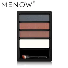 Menow естественный бровей трехмерная Высокая светильник порошок Водонепроницаемый легко Цвет-подводка для глаз, без налета, косметический E16001