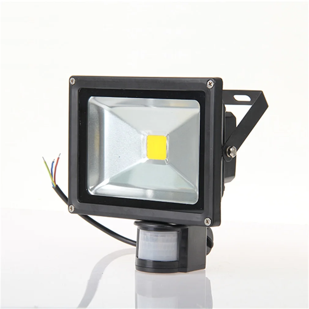 

20W LED Security Floodlight PIR Sensor Motion Outside Flood Lights IP65 High Luminous Efficiency