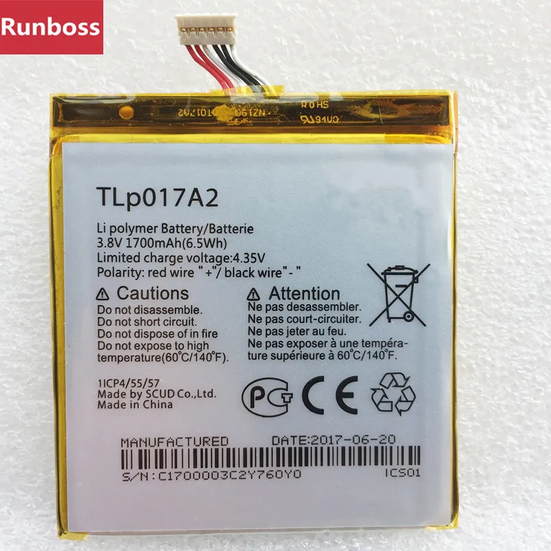 

Original TLp017A1 TLp017A2 Battery For ALCATEL One Touch idol mini OT6012 6012A 6012W 6012E 6012D 6012X S530T Batteries