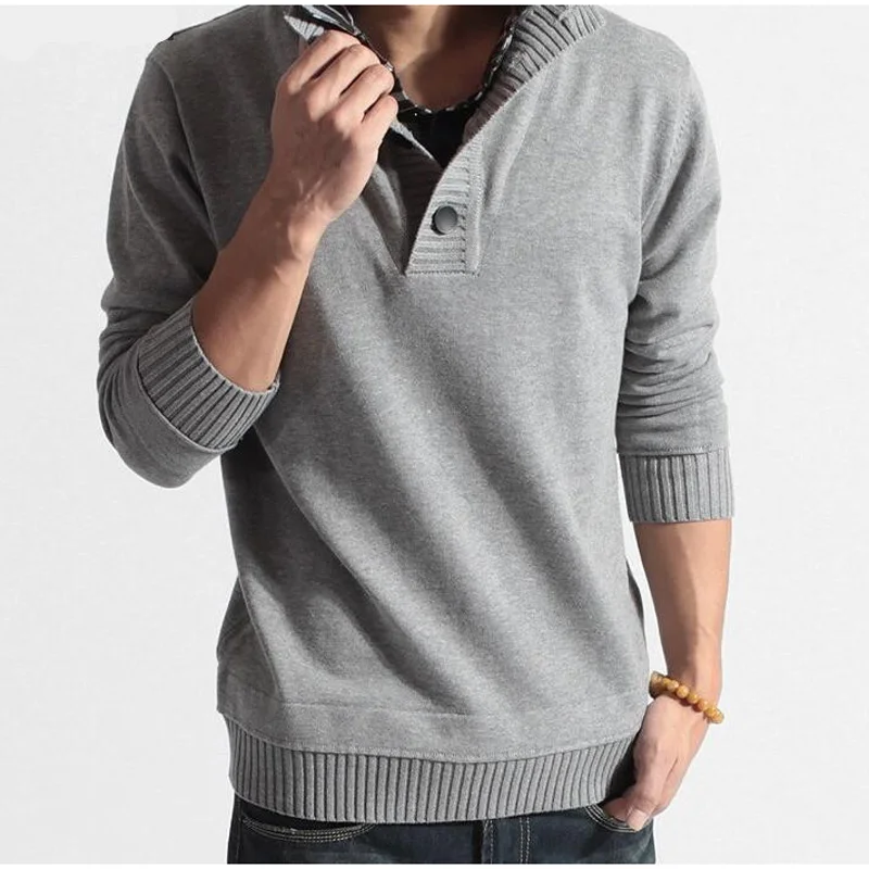 Ropa Hombre Jersey Invierno Cuello Alto Hombre Envu00edo Gratis