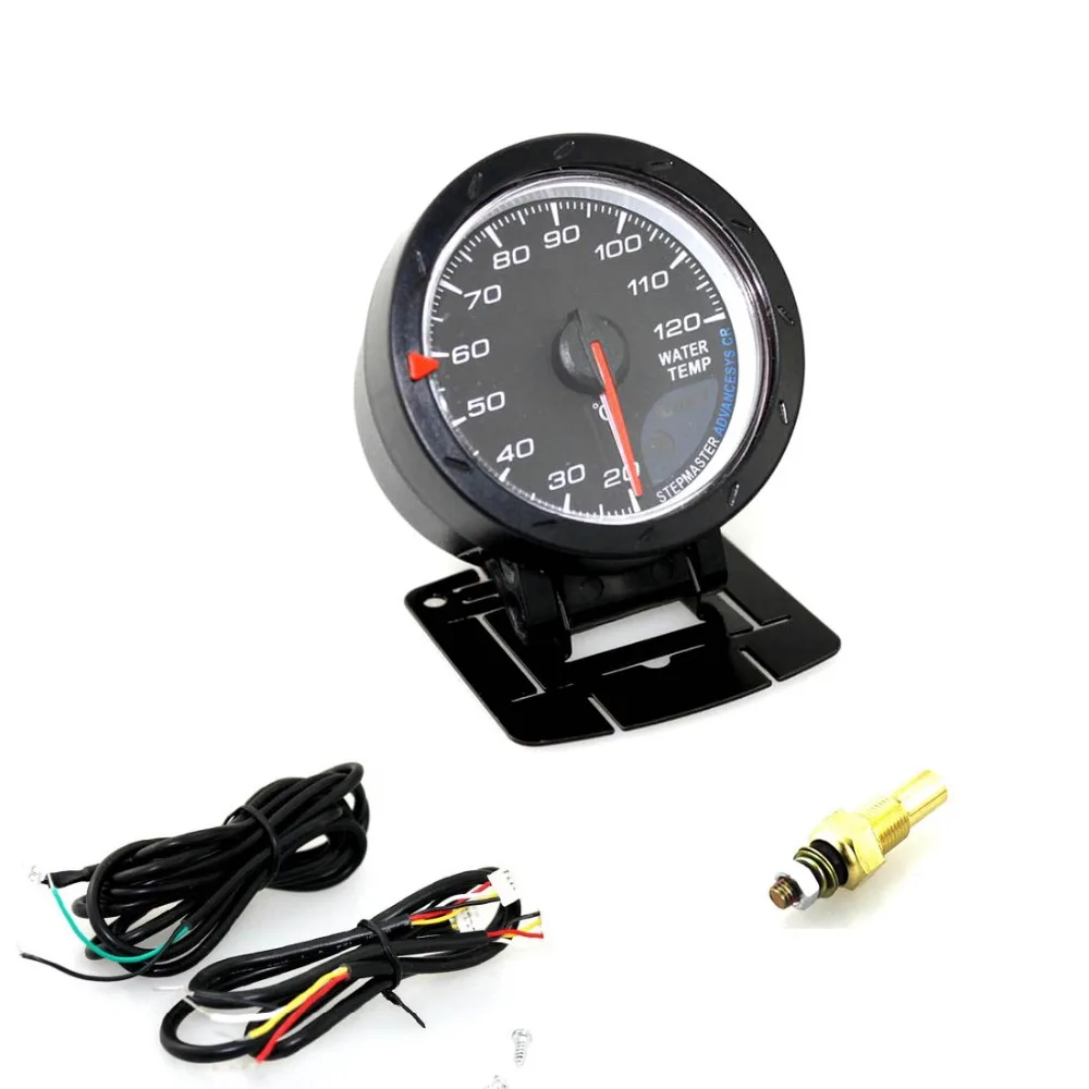

12V 60MM Car Universal Water Temperature Gauges with Support Frame 80x70x60MM ABS and Alloy Shell of Current Car Instrument