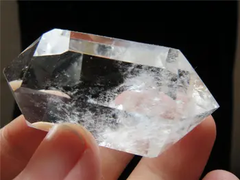 

afa880221++++75gram 2.55" natural transparent quartz crystal DT point heal