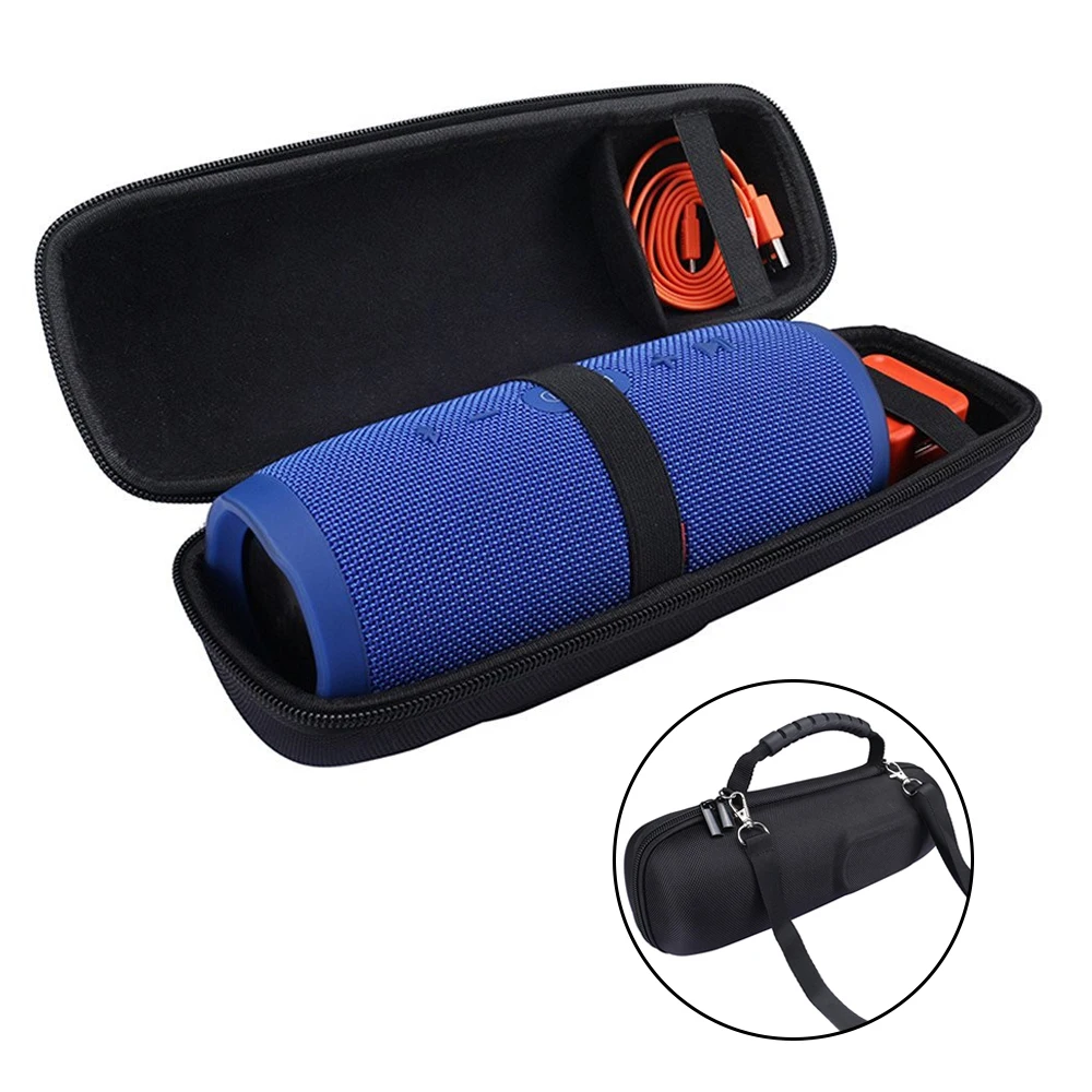 

Wireless Bluetooth Speakers Cases For JBL Charge3 Charge 3 Extra Space For Plug & Cables Storage Zipper Travel Protective Bags