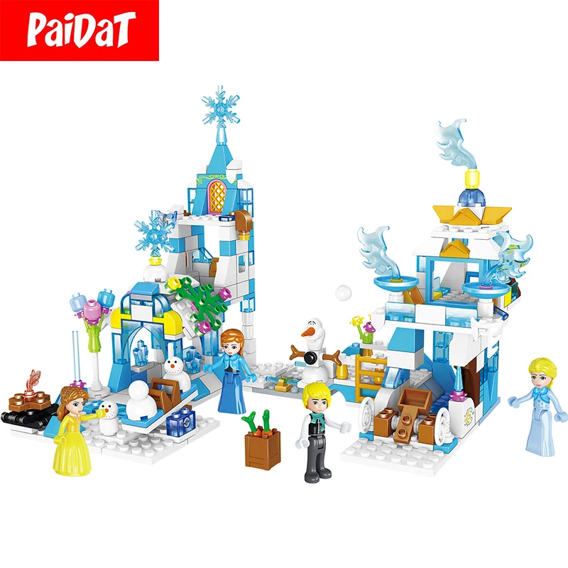 

Building Blocks Kits Iceland Princess Park QL2215 Legoing City Girls Children Gifts Construction Toys Bricks With Figure Blocks