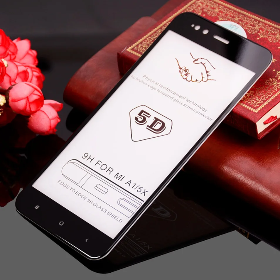 WhaY Glass For Xiaomi Mi 6 Tempered Glass 5D Full Cover For Xiaomi Mi 6 6X A1 Screen Protector Xiomi Mi6 Redmi Note 5 Pro Film   (11)