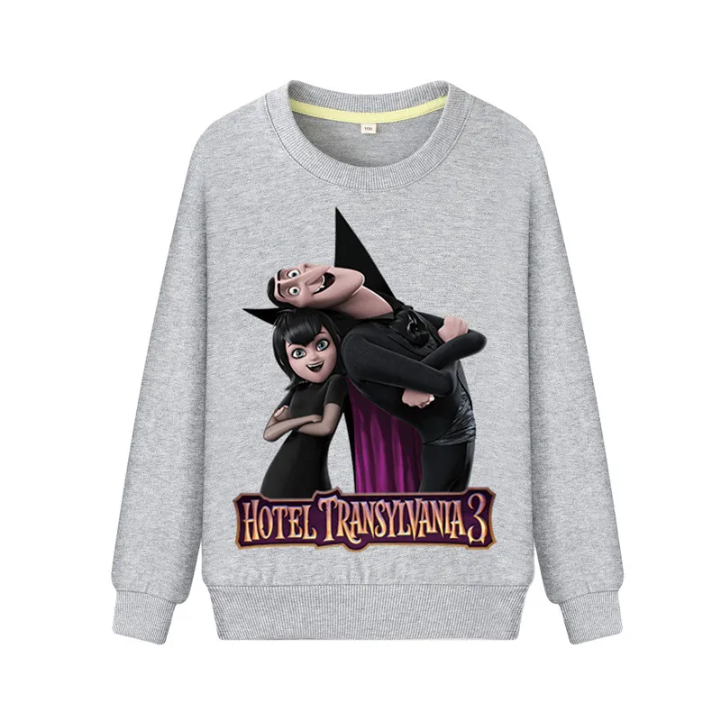 

Hotel Transylvania 3 Hoodies For Kids 2019 Spring Autumn Clothing Boy Cotton Thin Pullover Hoodie Costume Girls Sweatshirt DZ061