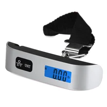 Hostweigh NS-14 электронные весы с ЖК-дисплеем 50 кг Ёмкость для ношения в руке Чемодан цифровой взвешивающее устройство термометр Кухня весы