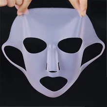 1 шт многоразовая силиконовая маска для ухода за кожей лица, покрытие для листовой маски, предотвращающая испарение пара, повторное использование водонепроницаемого розового/белого косметического инструмента