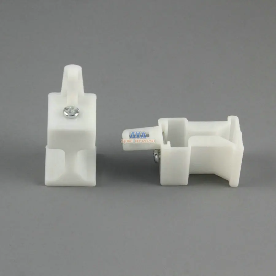 20 Pieces Curtain Track End Caps Curtain Track End Stops 16x18x29mm