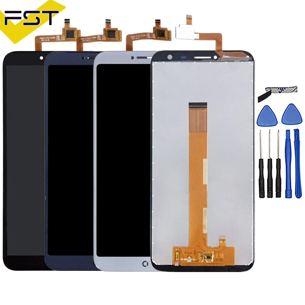 Beste 5.5 Voor DEXP Ixion Z255 Lcd scherm + Touch Screen Screen Digitizer Vergadering Reparatie Onderdelen + Tools + Adhesive LCD Glass Panel