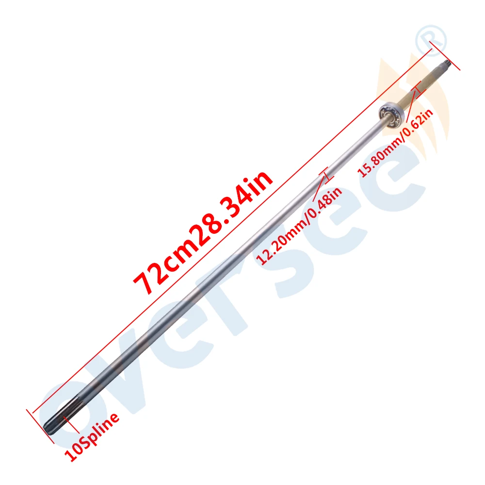 

3V1-64307-1 or 3B2-64302-0 DRIVE SHAFT "L" For Tohatsu Nissan M9.8 SAME Mercury 9.9hp803738004 Outboard Engine Aftermarket Parts