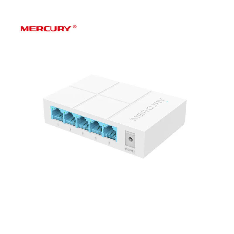 

MERCURY S105M Mini Fast Ethernet Switch,5 Port Desktop Ethernet Network Switch Hub 10/100Mbps