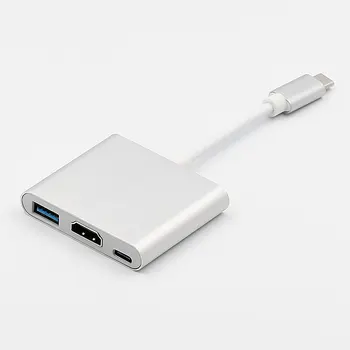 

NEW USB 3.1 Type C to HDMI USB 3.0 USB-C HUB Adapter Type-C Extender HD 4K for Macbook Air 12 Converter