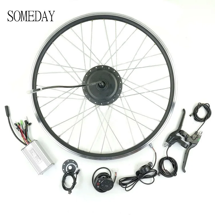 

SOMEDAY 36V500W electric bicycle conversion kit 16 20 24 26 27.5 28 700C 29 rear rotate wheel hub motor with spoke and rim