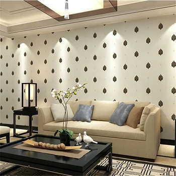 

beibehang New Chinese style wall paper vintage retro clothing storefront study room Chinese style PVC decorative wallpaper