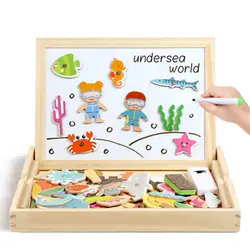MZWZ детей деревянные игрушки для детей мультяшное животное 3D головоломки многослойная головоломка Пазлы детские игрушки Раннее развитие