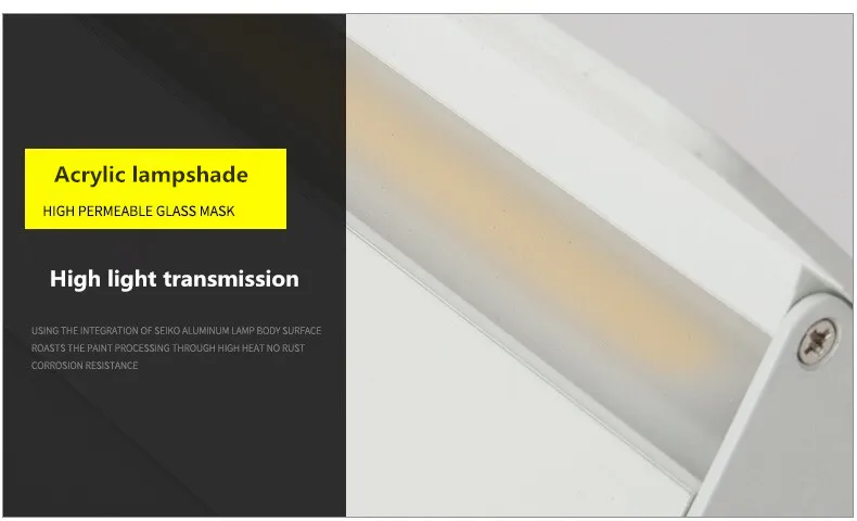 LED220V110V простое Внутреннее освещение домашнее исследование гостиная столовая ванная комната Лофт спальня прикроватная лестница ванная