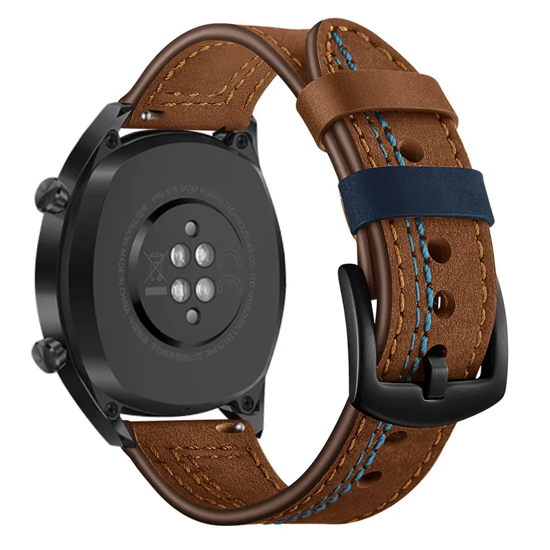 Для Huawei Watch GT 2e gt GT2 46 мм Honor magic dearm кожаный ремешок 22 Смарт часы спортивный для honor